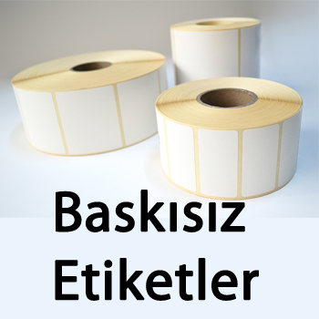 baskısız etiketler