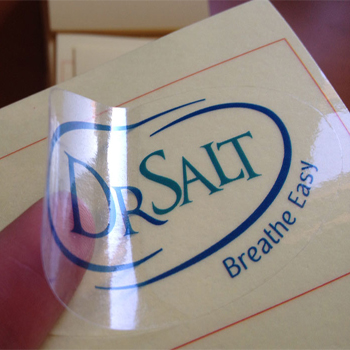 şeffaf sticker etiket